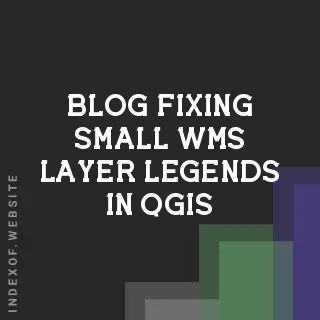 Fixing Small WMS Layer Legends in QGIS: Scaling and Layout Guide | Logo - Indexof